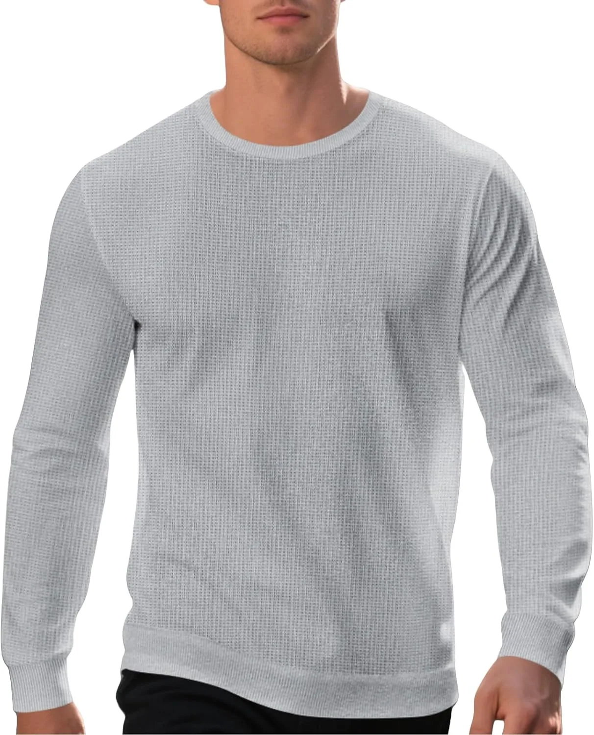 

Свитер мужской Casual Slim Fit с длинным рукавом FQZWONG