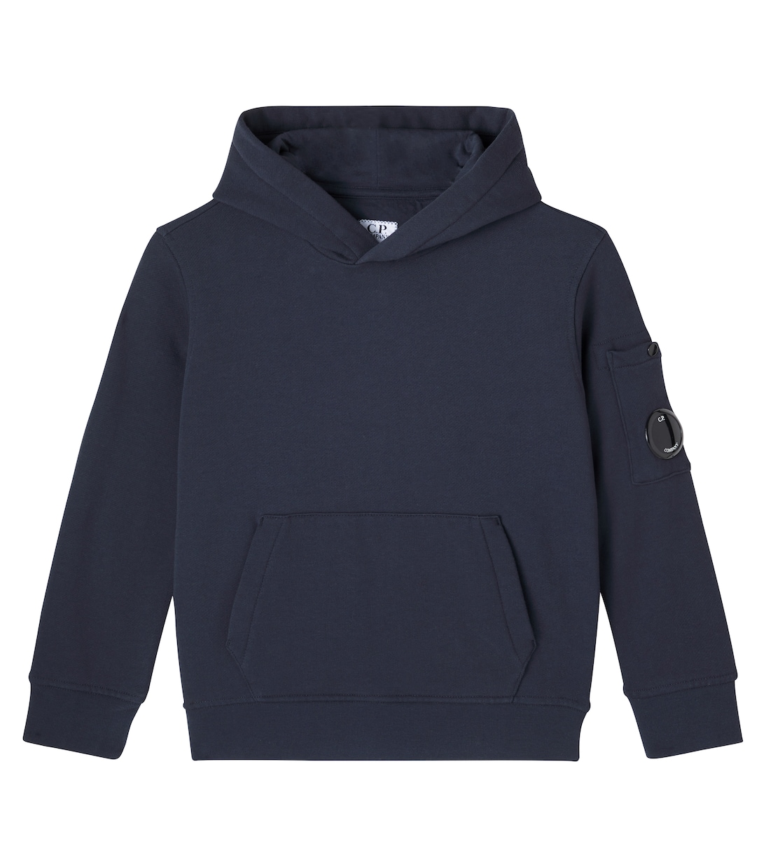

Хлопковый худи C.P. Company Kids, Total Eclipse Blue