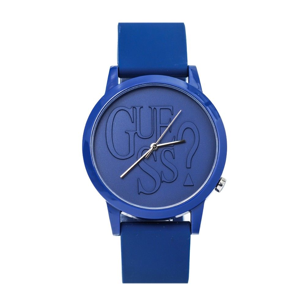 

Синие резиновые часы GUESS
