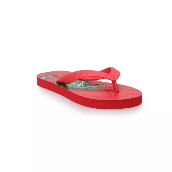 

Детские сандалии-шлёпанцы из хлопка-спандекса Sonoma Goods For Life, цвет dino