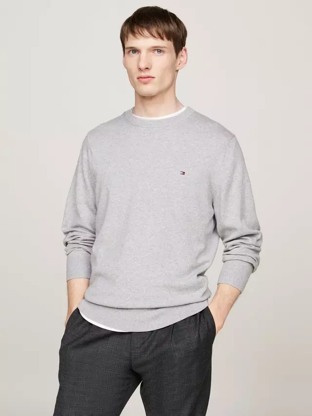 

Джемпер Tommy Hilfiger Cashmere Blend Crew Neck, цвет light/grey