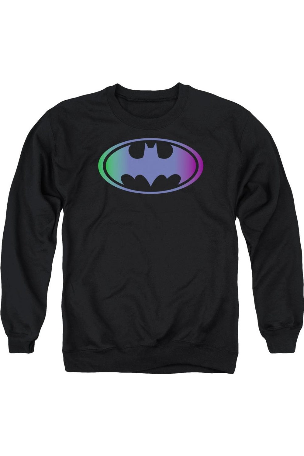 

Толстовка Batman Gradient Bat Logo для взрослых с круглым вырезом Gildan, черный