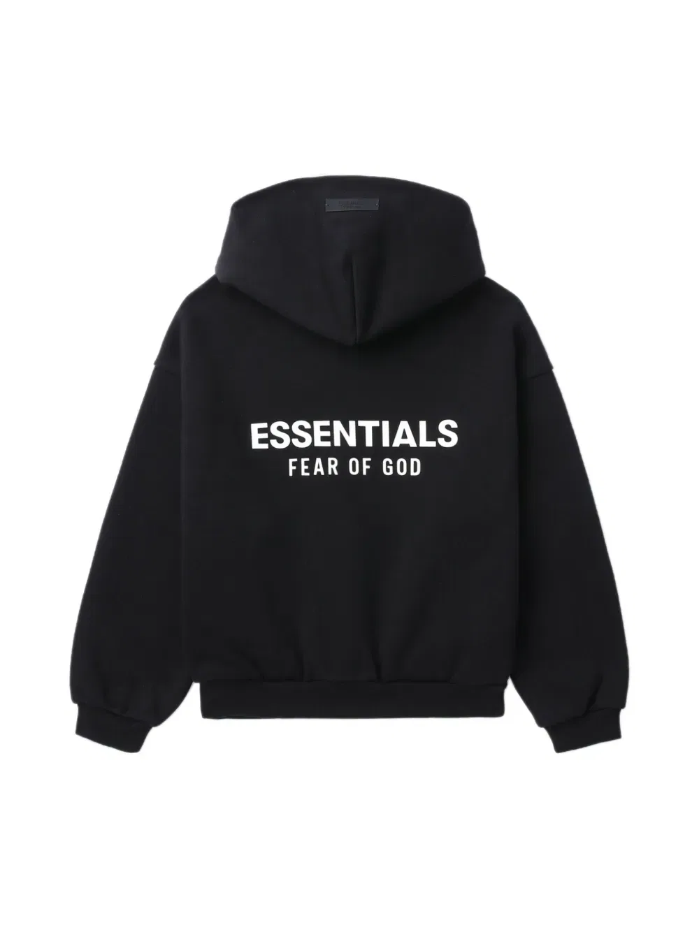 Худи с логотипом Fear Of God Essentials Kids, черный — фото 2
