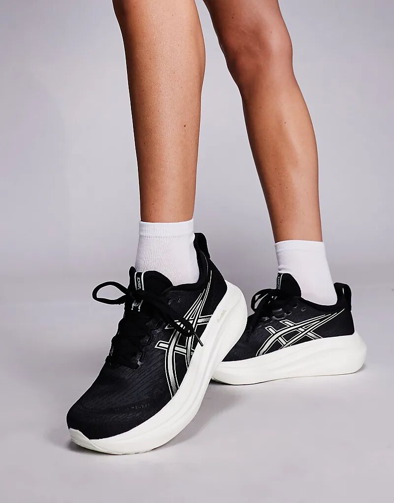 Кроссовки для бега Asics Gel-Nimbus 27 черного цвета — фото 3
