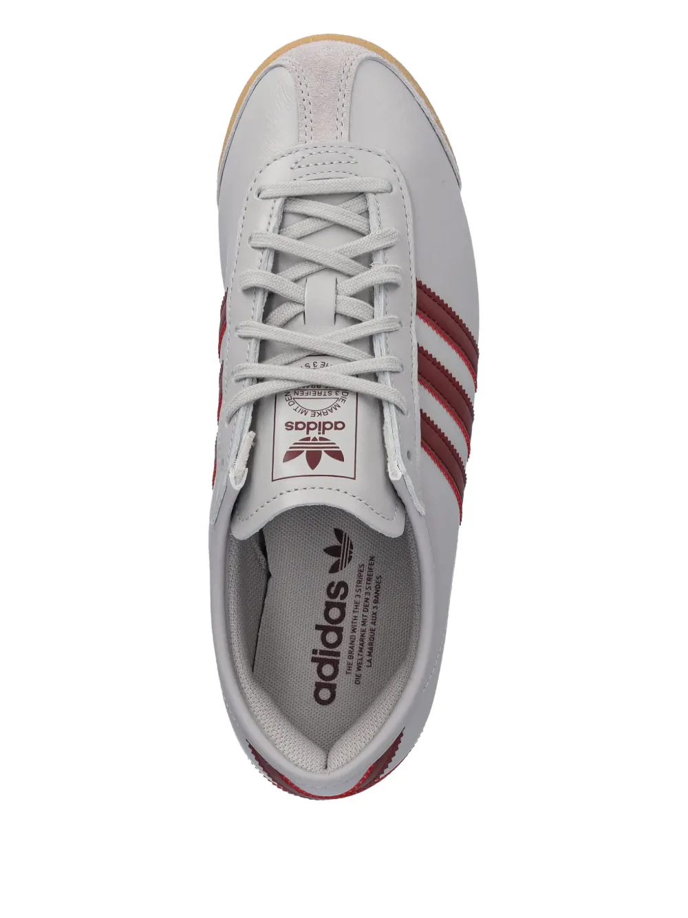 Кожаные кроссовки Italia 70-х годов adidas, серый — фото 3