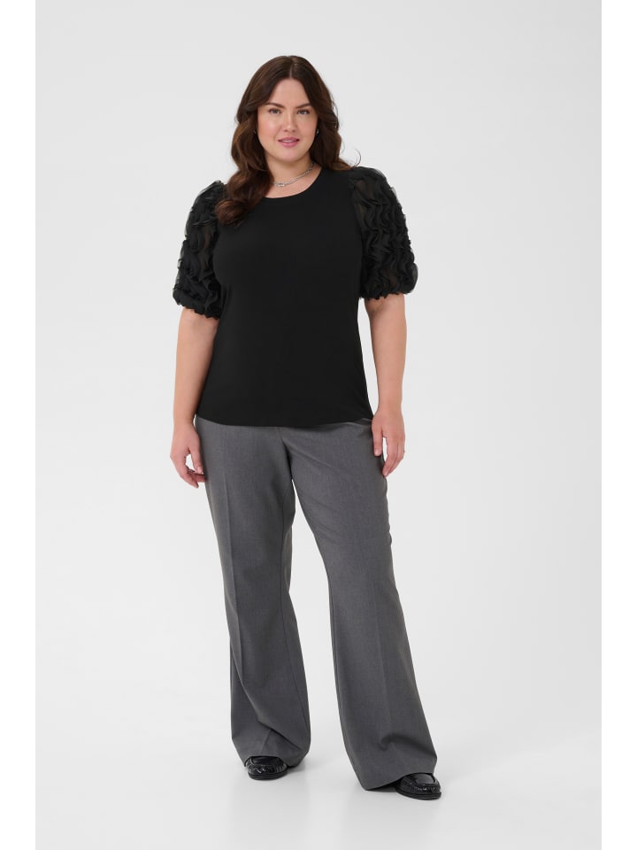 

KAFFE curve Футболка KClucinda, стандартный крой, черный, темно-синий