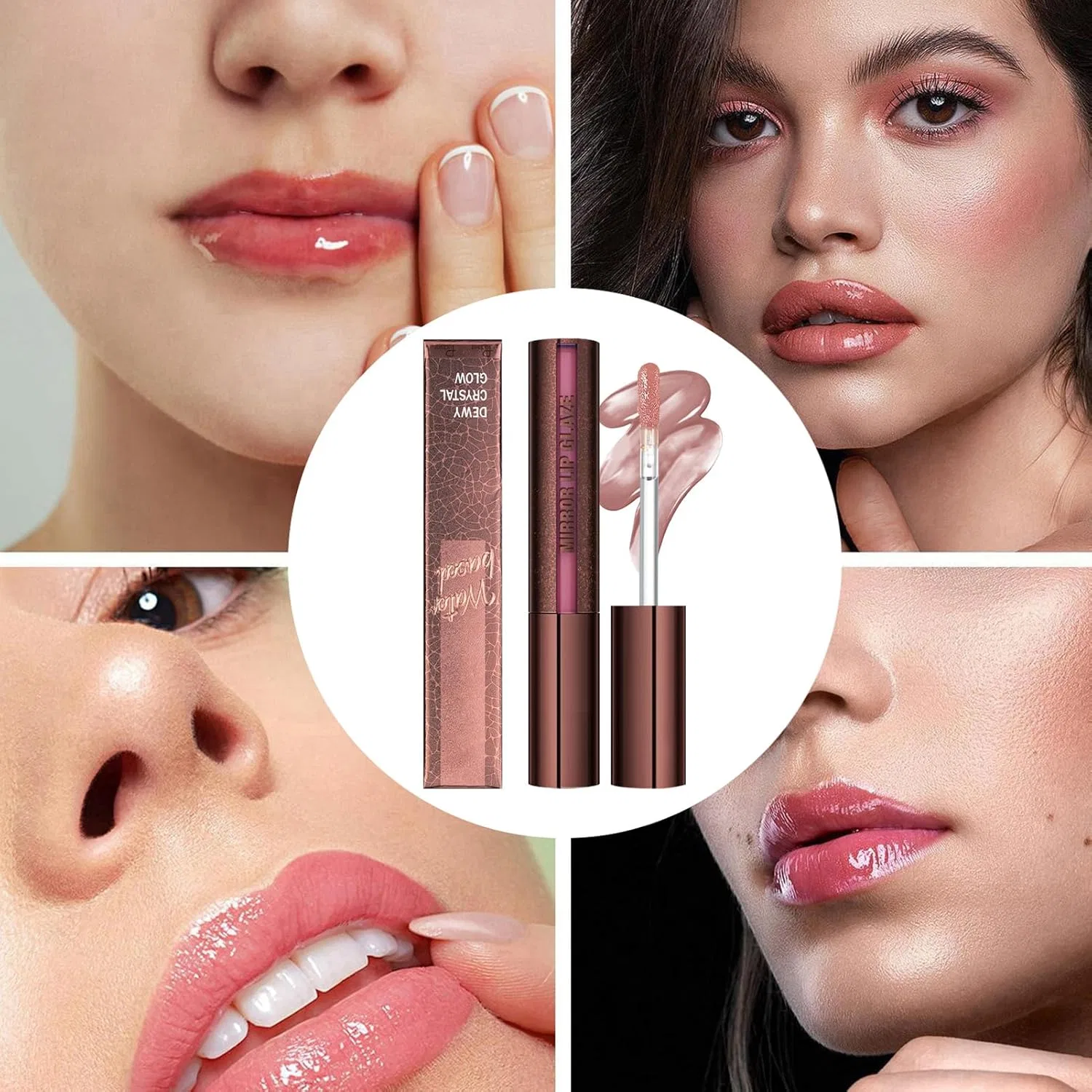 Блеск для губ увлажняющий Lip Glaze, оттенок 05 — фото 4
