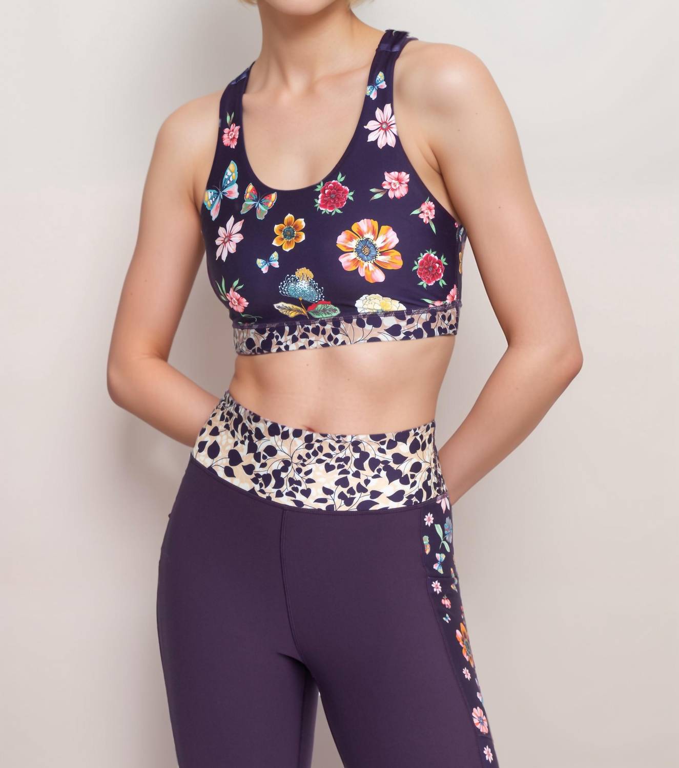 

Joy Vanda Bee Active Спортивный бюстгальтер в стиле бохо-шик Johnny Was, Boho Chic