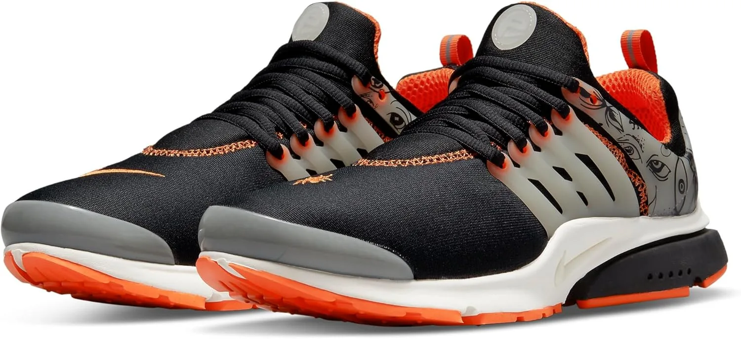 Кроссовки Nike Air Presto PRM для мужчин, модель Dj9568, белый/черный/оранжевый — фото 3