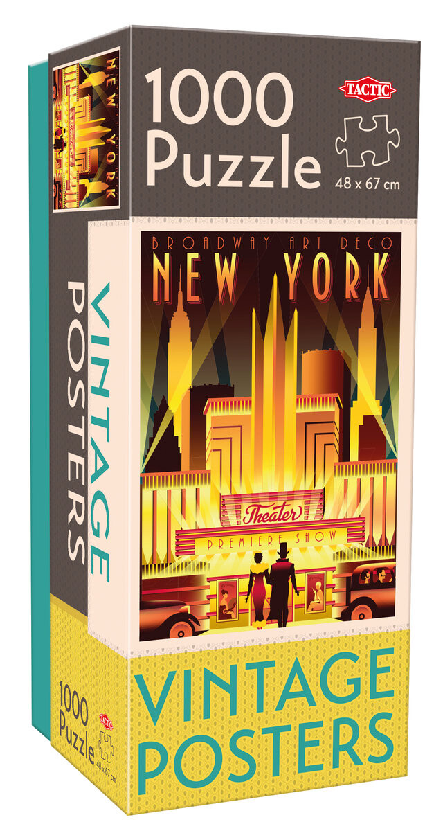 

Тактика-пазл Vintage New York, 1000 шт. Tactic