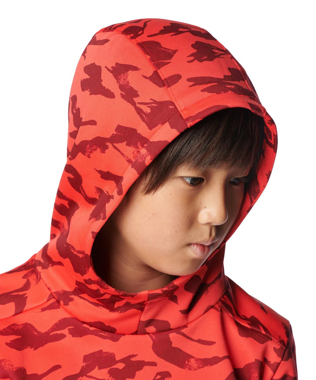 Флисовая кофта Under Armour Armour Fleece с принтом и большим логотипом, жёлтая — фото 4