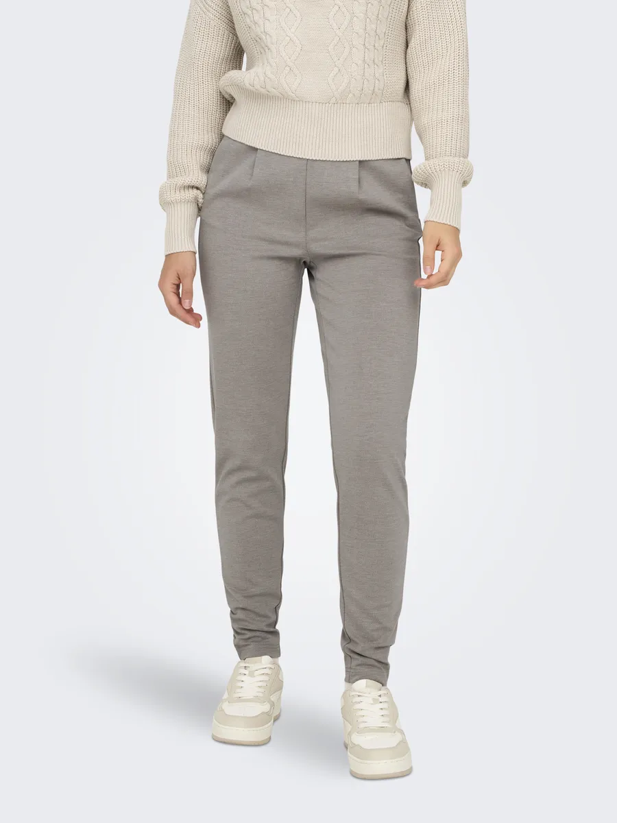 

Only Брюки-джоггеры "ONLPOPTRASH LIFE EASY COL PANT PNT NOOS", цвет Fossil Detail:Melange