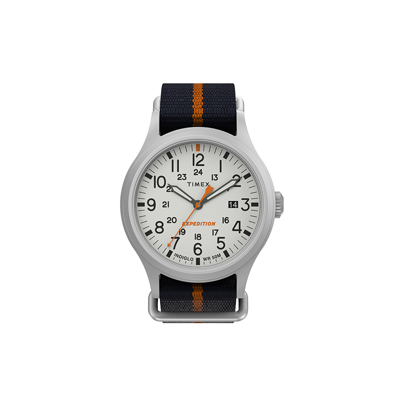 

TIMEX Часы Expedition Series Wrist Watch Quartz Movement Canvas Strap White Dial Men's Watch, White Dial