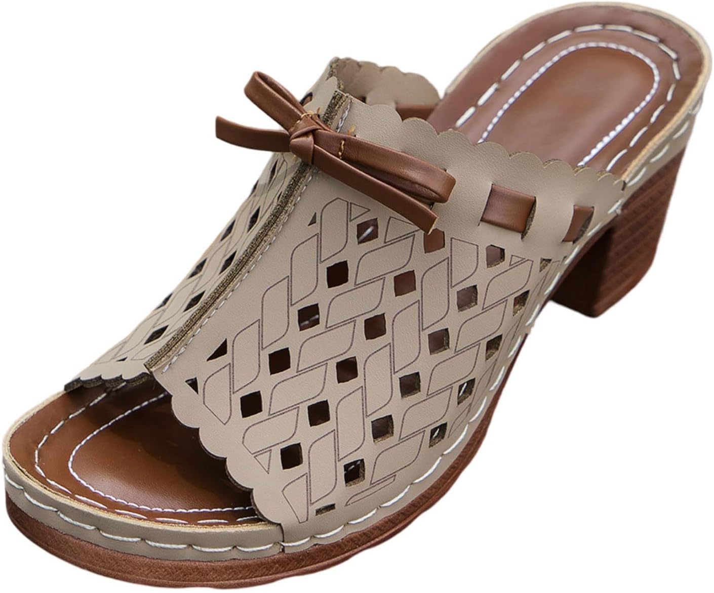 

Женские сандалии ZWRXW с поддержкой свода стопы, на танкетке, ретро, с вырезами, удобные ортопедические сандалии, без застежки, повседневные прогулочные туфли на танкетке, без задника, элегантные летние шлепанцы, серый