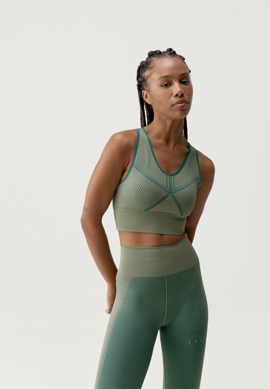 

Бюстгальтер Born Living Yoga BUDDHA, Verde Oscuro/Dark Green