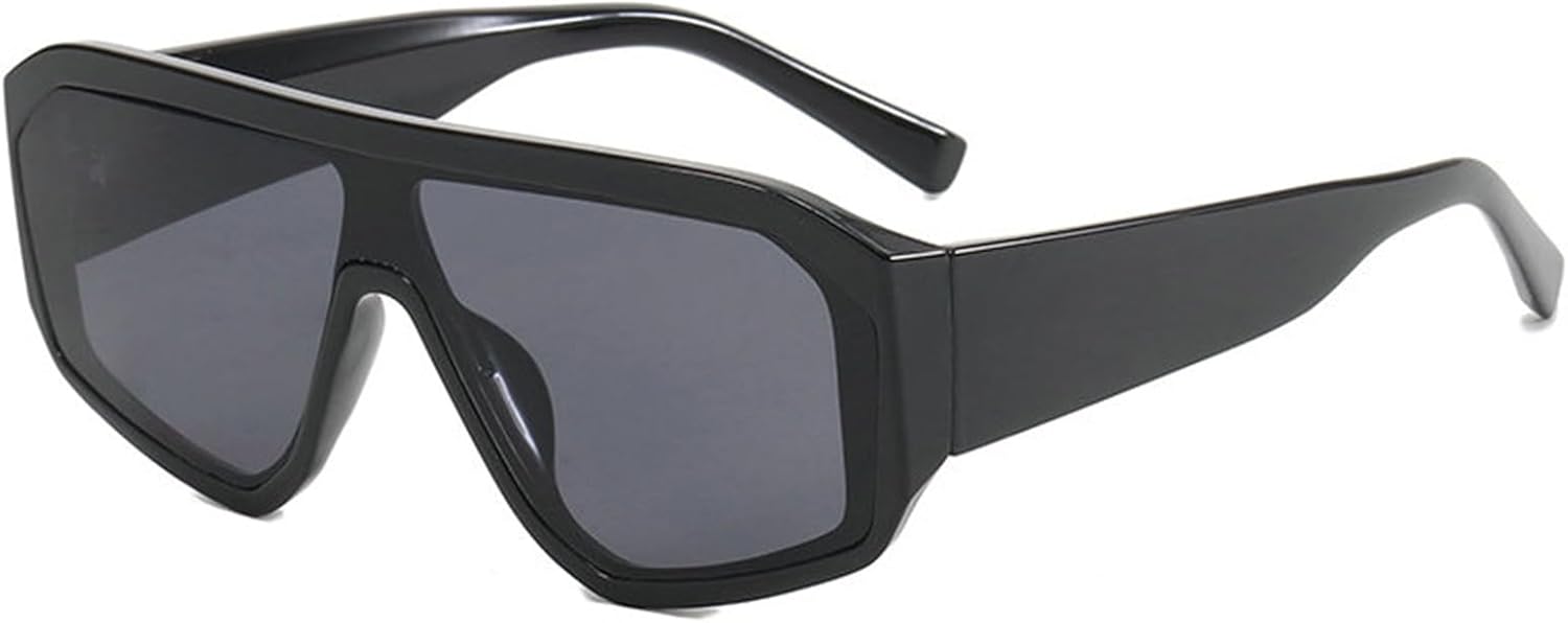 

Willochra Модные цельные солнцезащитные очки-пилот, роскошные женские винтажные квадратные, увеличенного размера, ретро, ​​черные, в большой оправе, солнцезащитные очки F27, C1