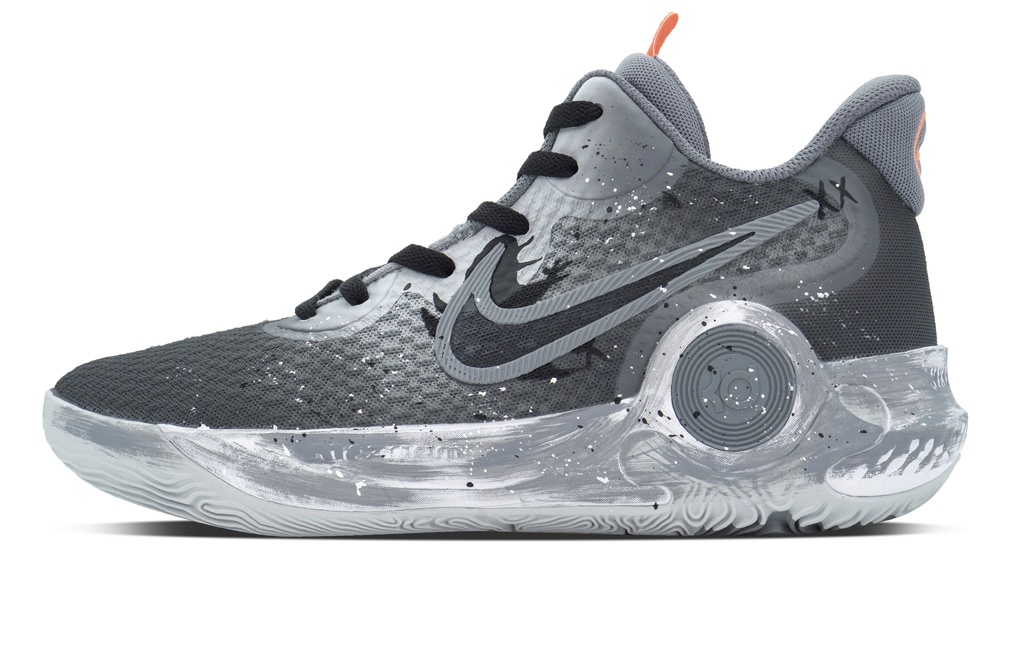 

Nike Кроссовки баскетбольные KD Trey 5 IX DEER Void Hobo с противоскользящей подошвой и износостойким покрытием, унисекс, черно-серые, цвет Black Gray