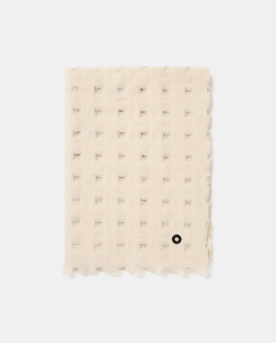 

Перфорированный шарф Jo & Mr. Joe, экрю