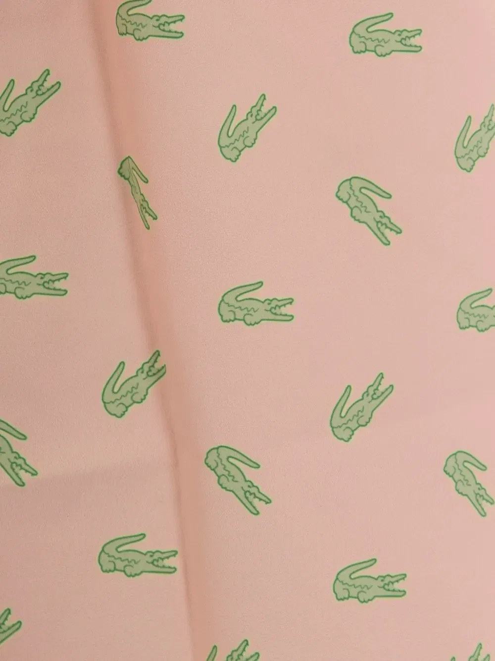 Пластмассовые плавательные шорты с крокодиловым принтом Lacoste, розовый — фото 3