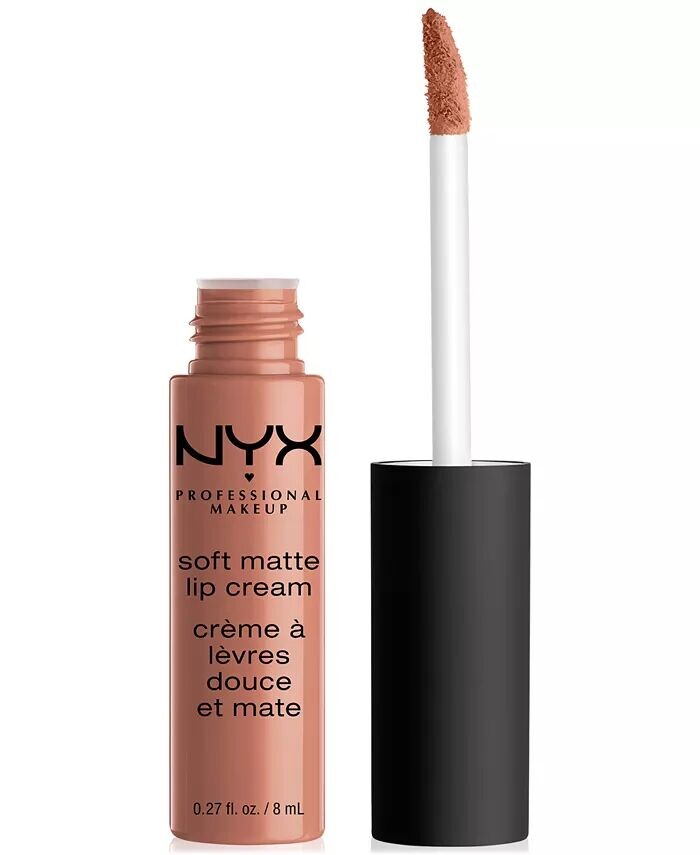 

Мягкий матовый крем для губ Nyx Professional Makeup, цвет Abu Dhabi (deep rose beige)
