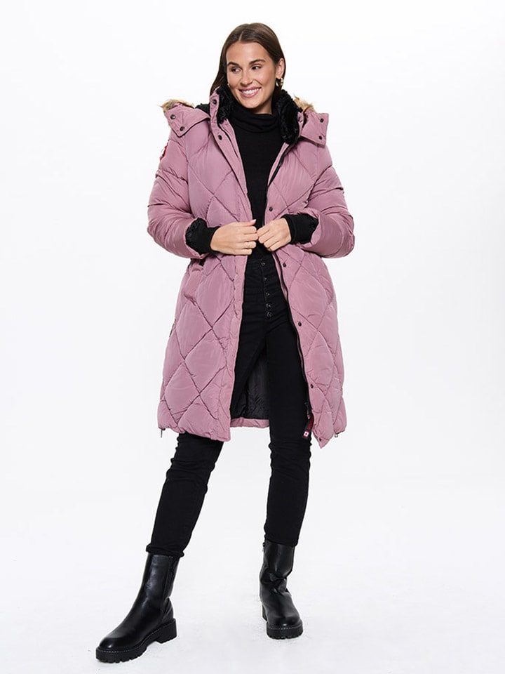 

Пуховик CANADA weather gear, розовый