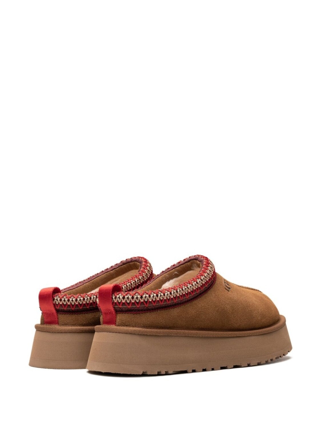 UGG слиперы Tazz с контрастной строчкой, коричневый — фото 3