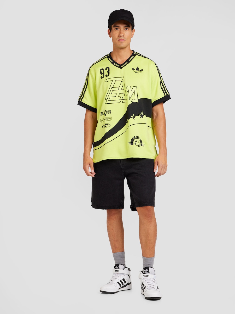 Рубашка ADIDAS ORIGINALS Adilenium Season 2 Team93, неоново-зеленый — фото 4