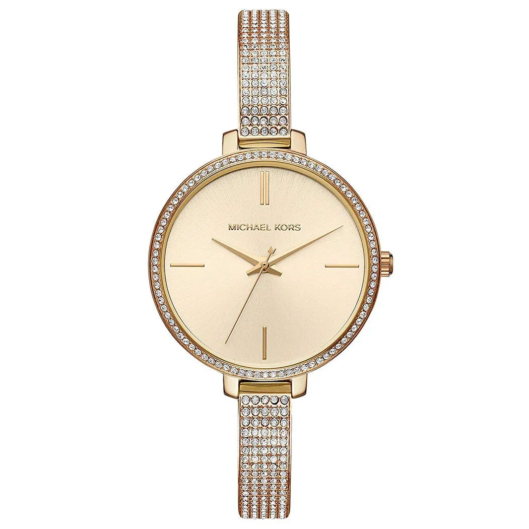 

Michael Kors Jaryn MK3784 женские кварцевые часы золотистого оттенка 36 мм, золотой