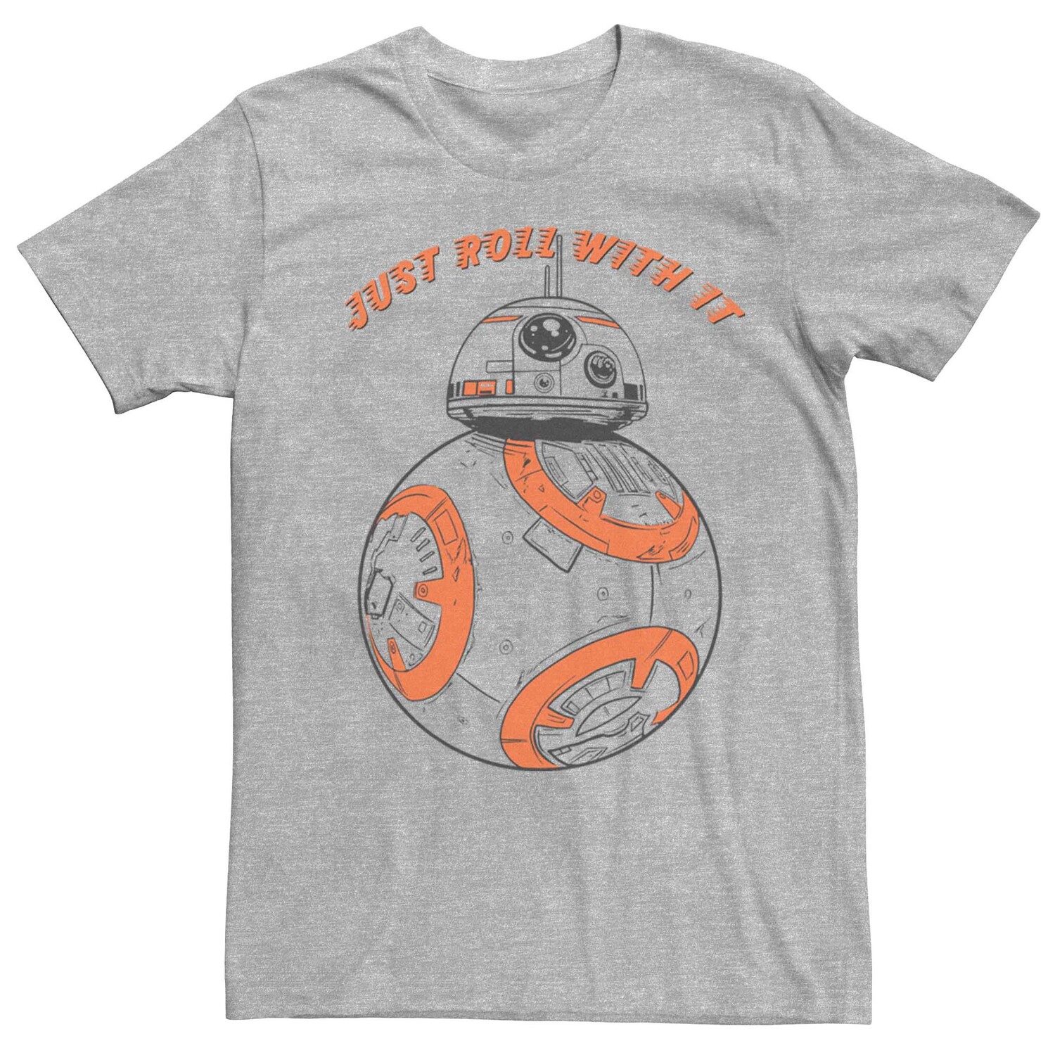 

Мужская футболка Star Wars BB-8 Just Roll With It Licensed Character