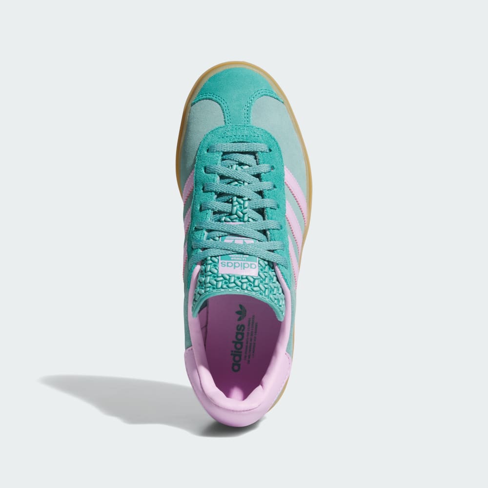 Кроссовки Adidas Gazelle Bold Shoes, цвет Powder Teal/Bliss Lilac/Pure Teal — фото 2
