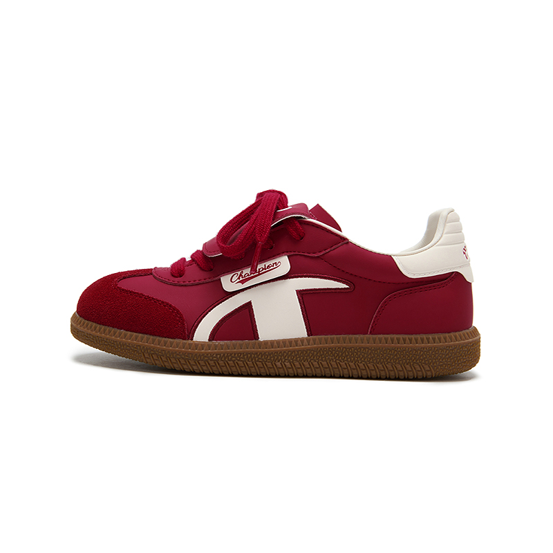 

Champion Kids Кроссовки для скейтбординга детские, низкие, из искусственной кожи, устойчивые к скольжению и истиранию, красные