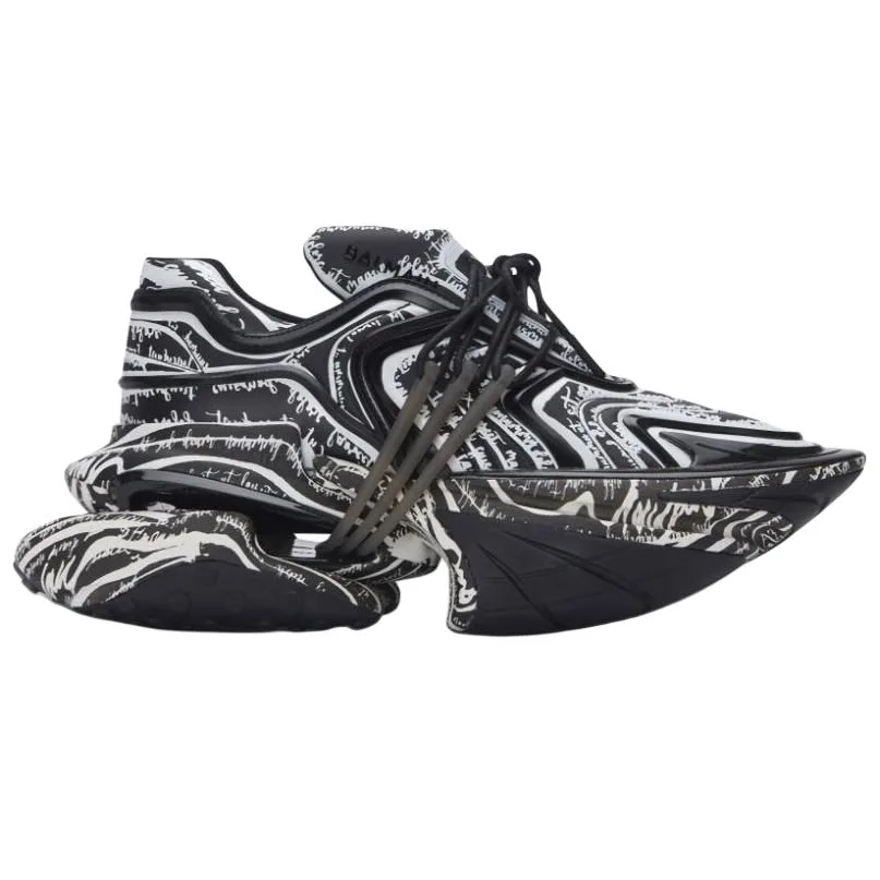 BALMAIN Кроссовки Unicorn Low top мужские черные — фото 3
