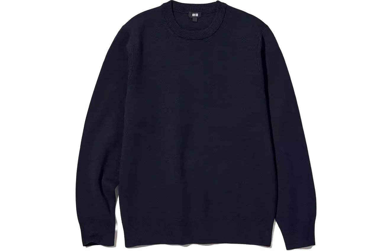 

Трикотаж унисекс темно-синий Uniqlo, темно-синий