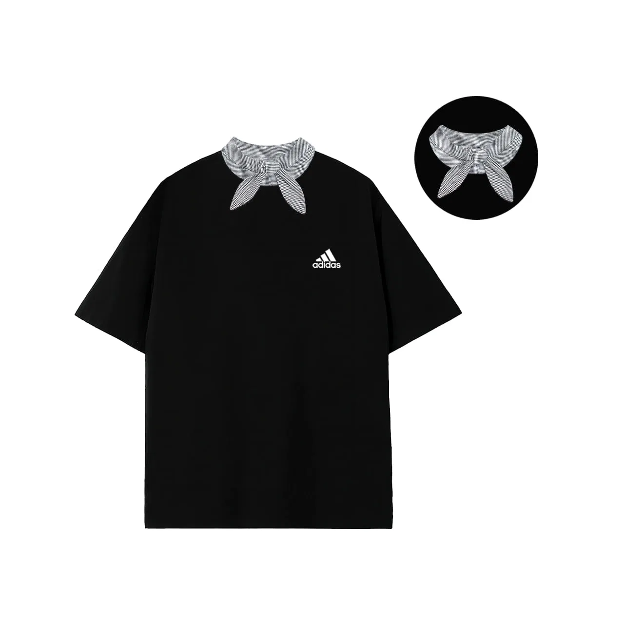 Футболка с принтом Adidas Must Haves Unisex Black — фото 3