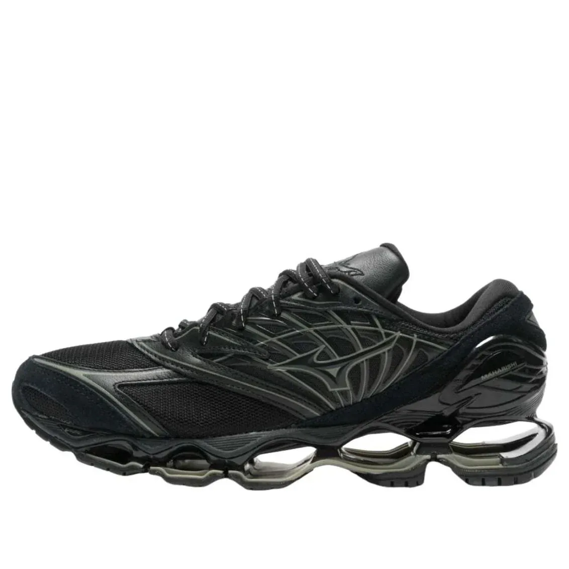 Кроссовки Mizuno x Maharishi Wave Prophecy LS 'Black'