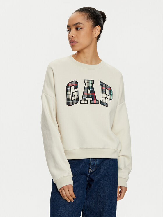 

Толстовка обычного кроя Gap, бежевый