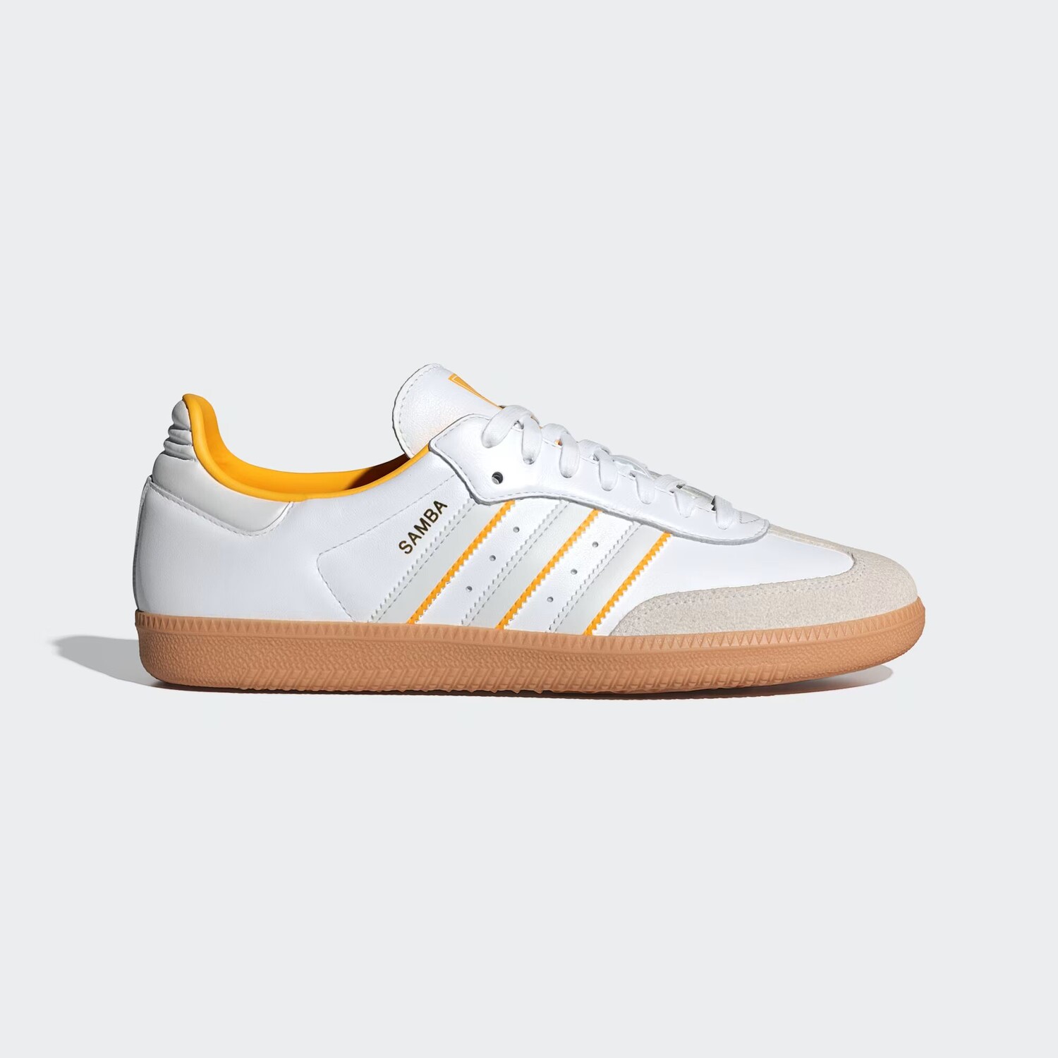 

Кроссовки Samba OG Adidas, цвет Cloud White/Crystal White/Crew Yellow