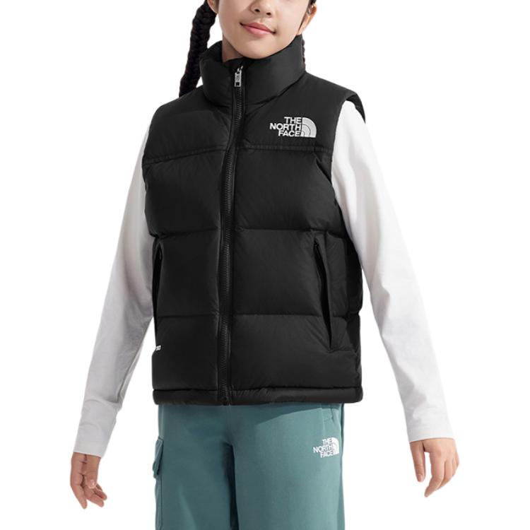 THE NORTH FACE Пуховик ICONNuptse черный для детей 3-7 лет — фото 3