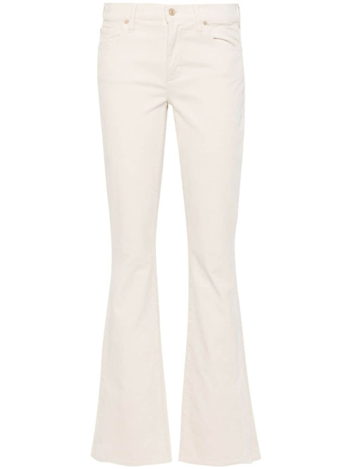 

7 For All Mankind брюки bootcut, нейтральный цвет