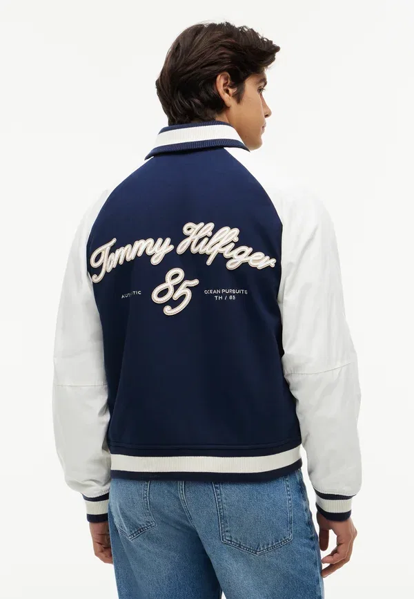 Куртка-бомбер Tommy Hilfiger Nautical Heritage, угольно-синий — фото 3