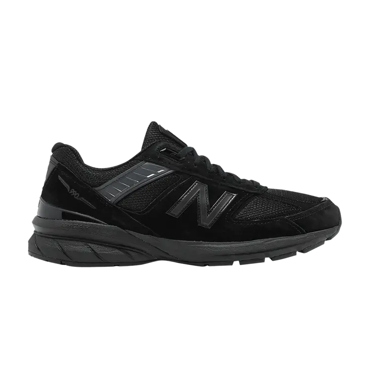 

Кроссовки New Balance 990v5 Made in USA 2E Wide Triple Black, черный