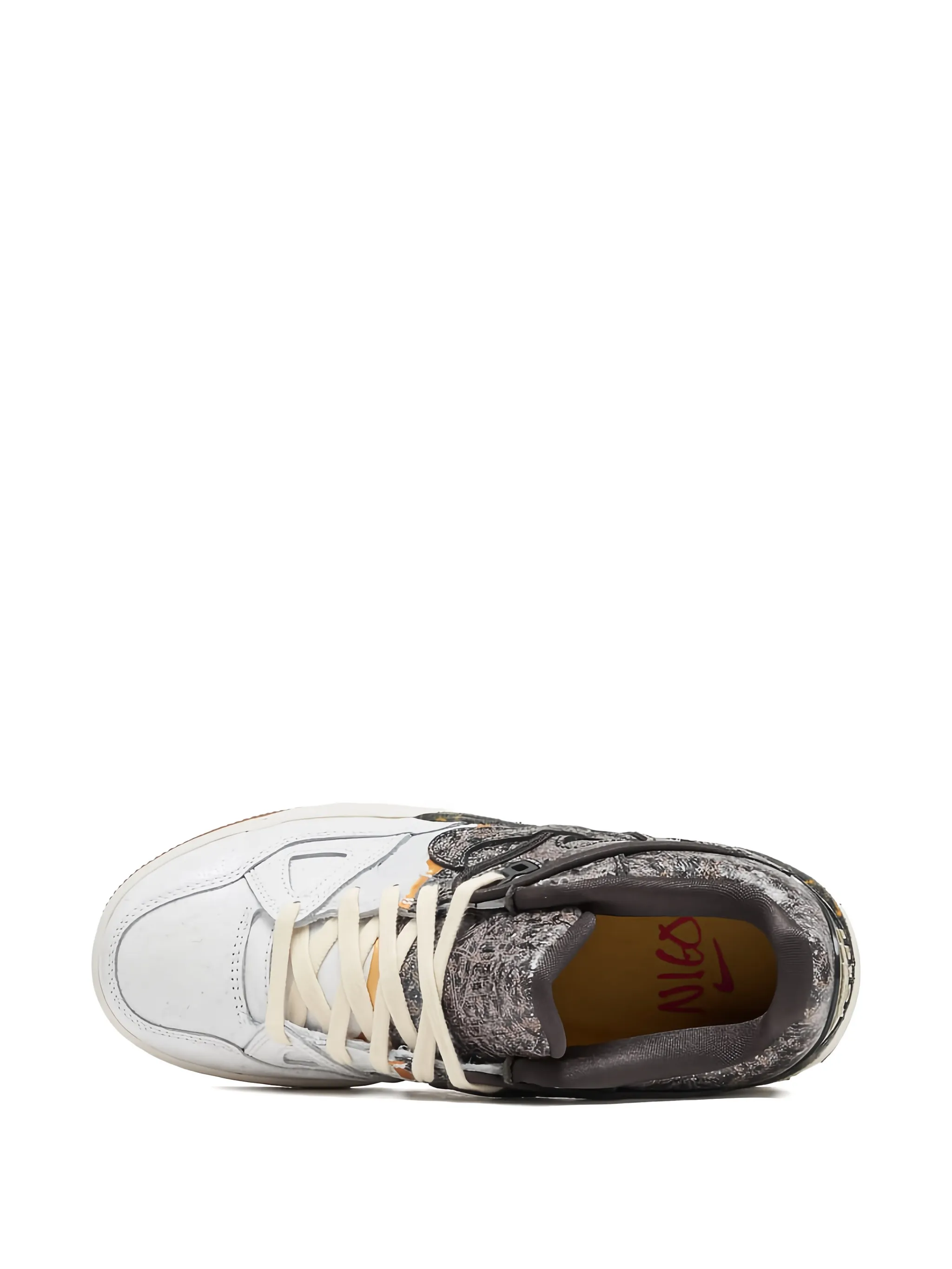 Кроссовки Air Force 3 Low SP "Nigo - Kintsugi Phantom" из коллаборации с Nigo Nike, белый — фото 2