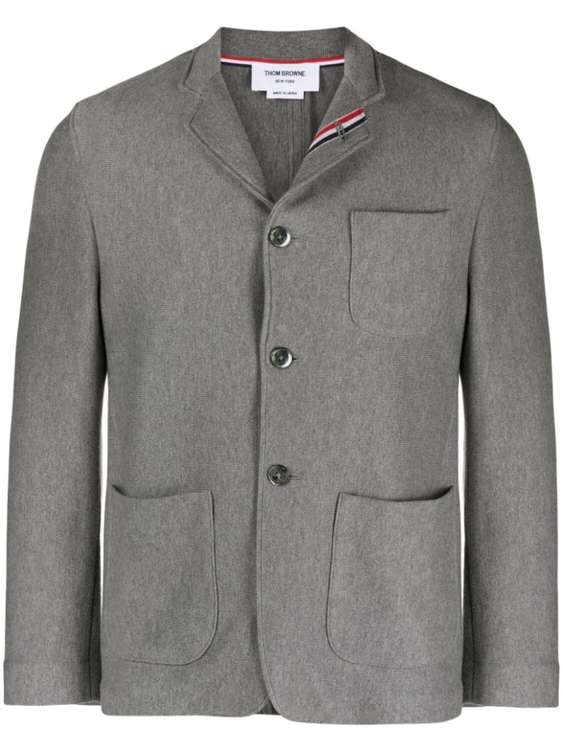 

Thom Browne пиджак с полосками RWB, серый