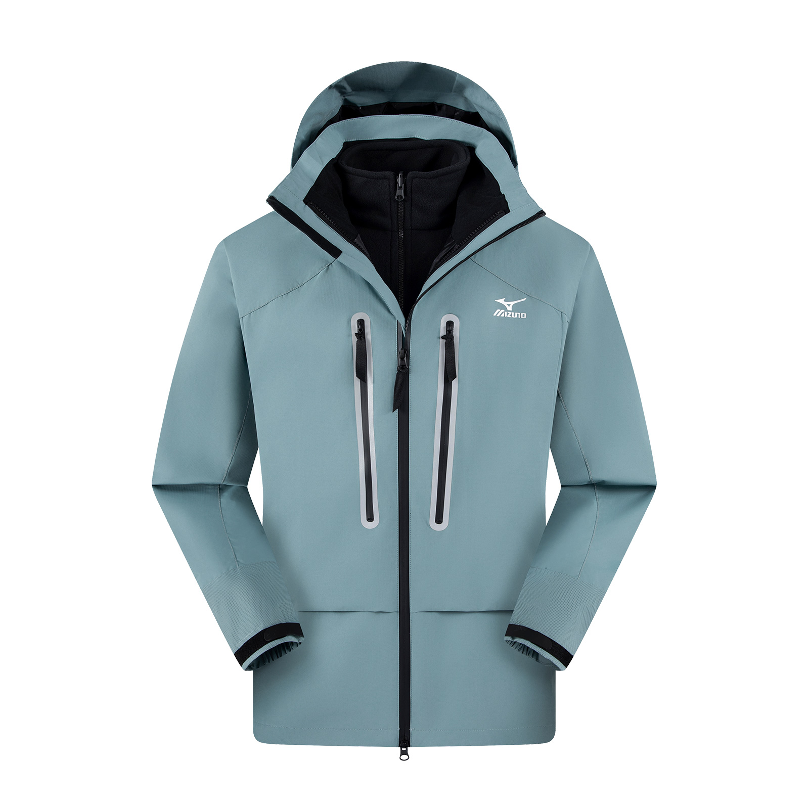 

Водонепроницаемая, ветронепроницаемая, устойчивая к истиранию, термо ветровка Unisex Mizuno, mustard серый