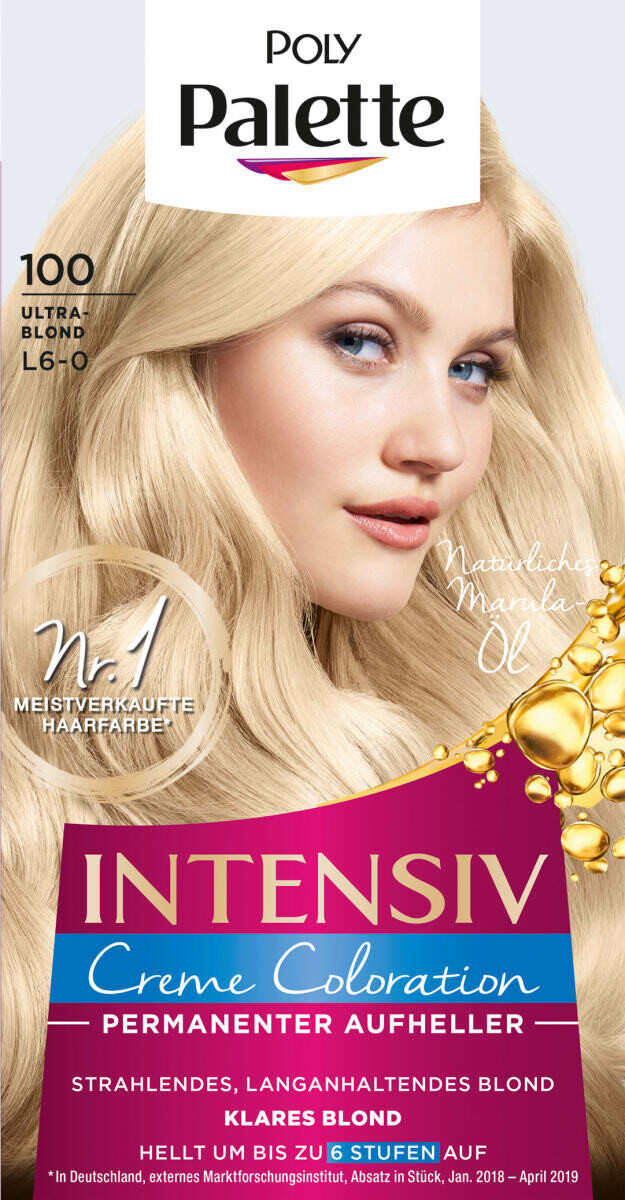 

Осветлитель для волос 100 Ultra Blonde 1 шт. Poly Palette
