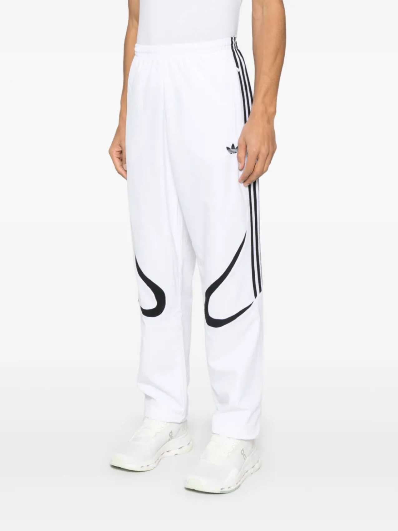 Спортивные брюки Adidas Adicolor Teamgeist, белый — фото 3