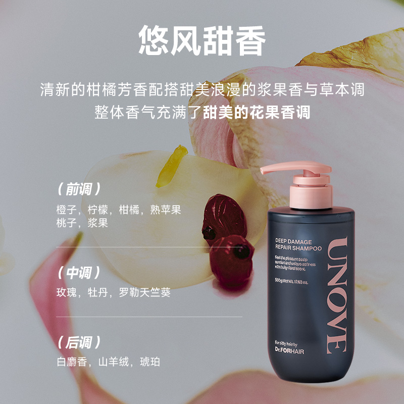 Шампунь для восстановления поврежденных волос Korean Import Softnai 500 г восстанавливающий очищающий ароматный уход за волосами UNOVE — фото 4