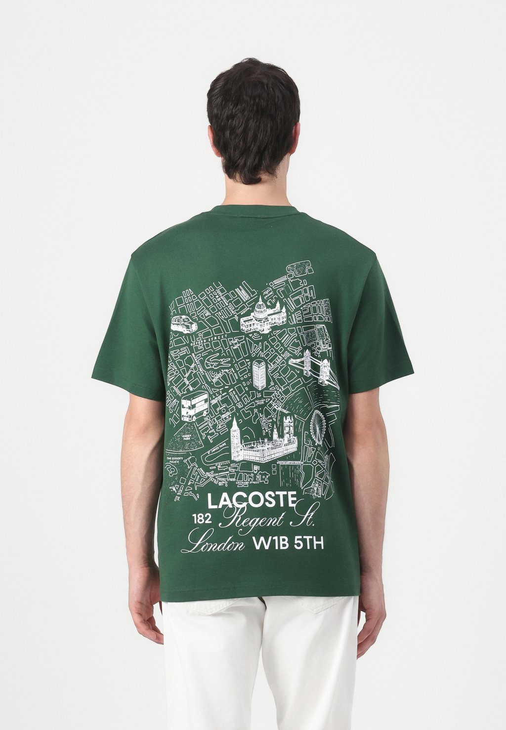 

Футболка с принтом Lacoste, зеленый