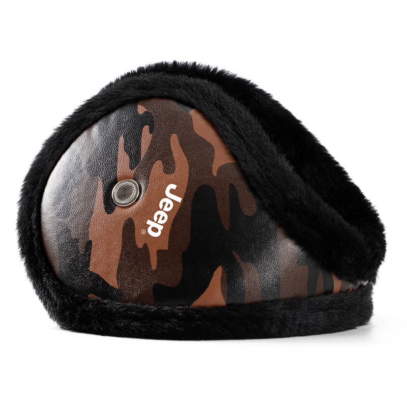 

Накладные наушники мужские Jeep, черный оранжевый pattern