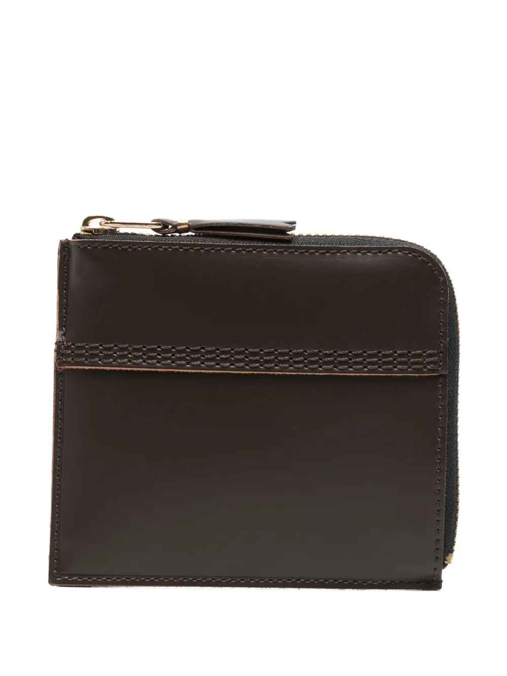 

Кожаный кошелек на молнии Comme Des Garçons Wallet, коричневый